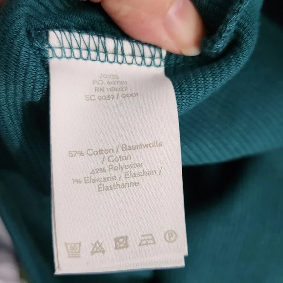 Boden Bronte Ottoman Ribbed Knit Dress Sz 8 Green - Picture 7 of 7